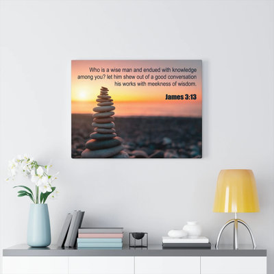 Wise Man - Wrapped Canvas Print