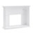 Hilmar Darby Home Co 50 " W White Electric Fireplace