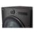 LG Ultra Large Capacity Smart Front Load Gas Dryer with Built-In Intelligence & TurboSteam®,Smooth Black, 7.4 cu. ft.