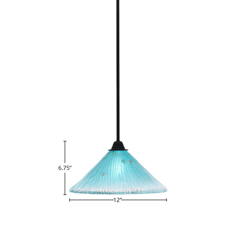 Paramount Stem Hung Pendant, Blue