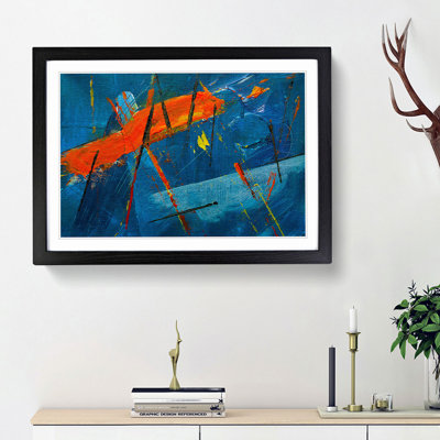 Abstract Art Painting Vol.284 by S.Johnson - Framed Print
