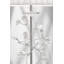 Waukon 59cm Crystal Glass Leaf Chrome Table lamp