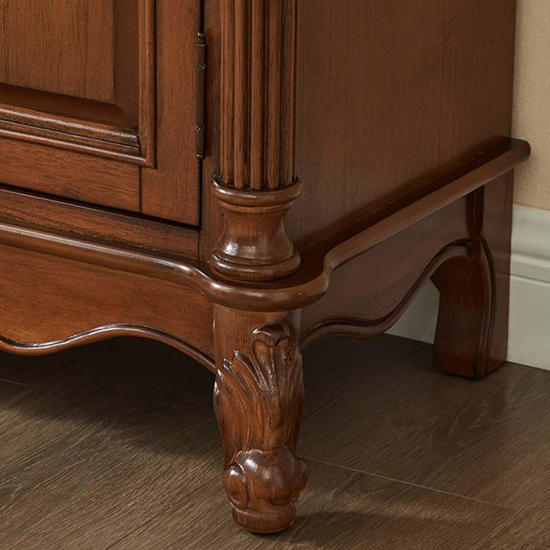 Cherry Solid Wood Sideboard, 35.43" H x 47.24" W x 15.75" D