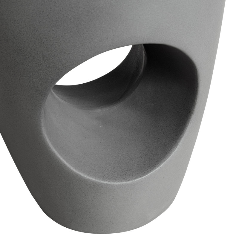 Aylard Accent Stool, Gray