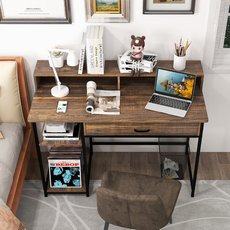 Saharrah Metal Base Computer Desk