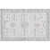 Diana Geometric Gray & Cream Indoor / Outdoor Area Rug 5x7 - ( 5'3'' x 7'3'' )