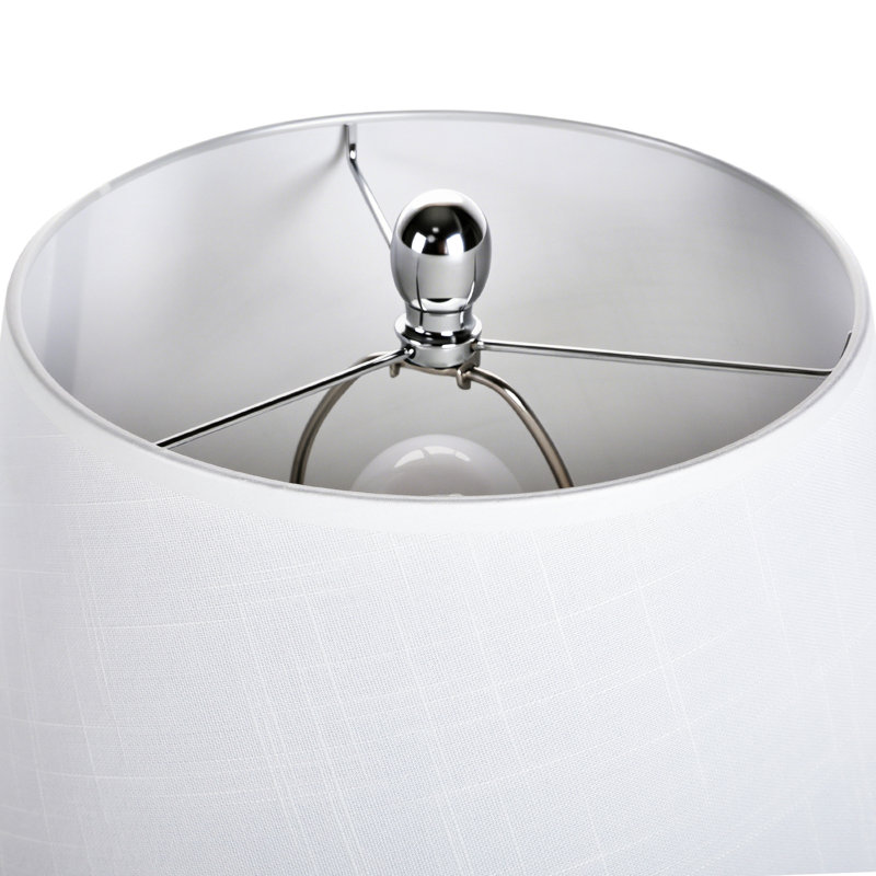 Lampe de table moderne en céramique 25 po, lampe de chevet bleu et vert pour table de chevet