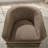 Upholstered Swivel Barrel Chair-806823568