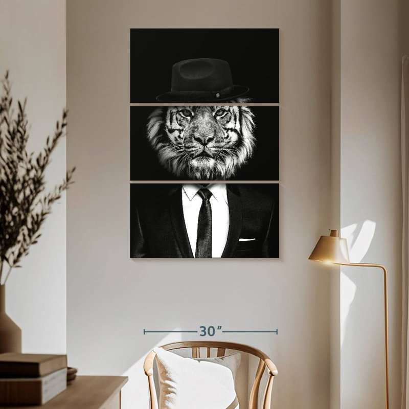 Ketti Classy Tiger III, 65" H x 42" W