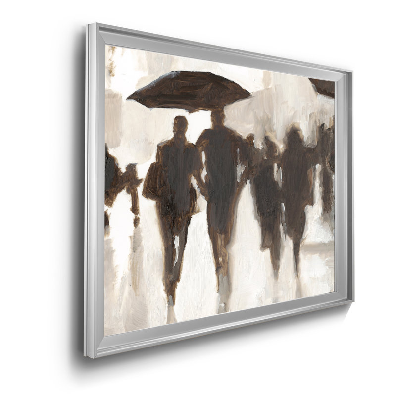" Clearing Rain ", Silver, 22.5" H x 30.5" W x 1.5" D