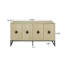 Buffet polyvalent à 4 portes avec tablettes réglables pour différentes pièces