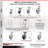 Kingpinle Thermoplastic Caster Set