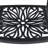 5-Piece Set Of Cast Aluminum Patio Furniture With Black Frame And Seat Cushions