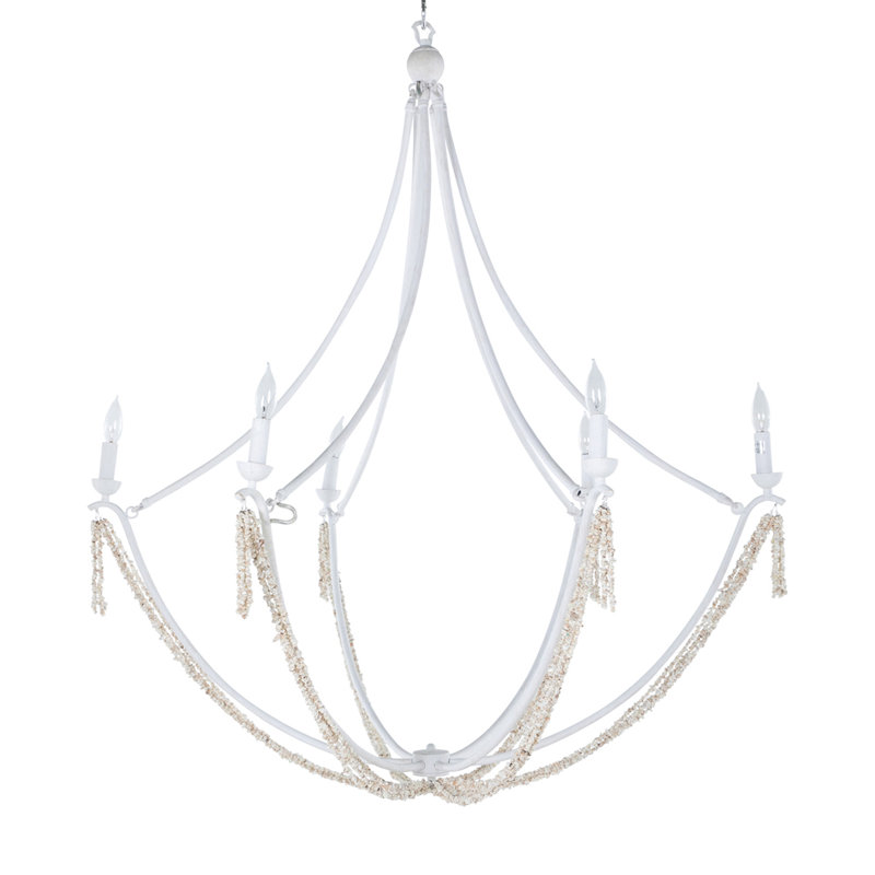 Lustre Nakita - Blanc, Blanc plâtre