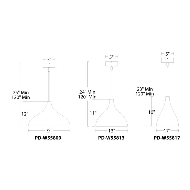 Copa 1 - Light LED Pendant, Black