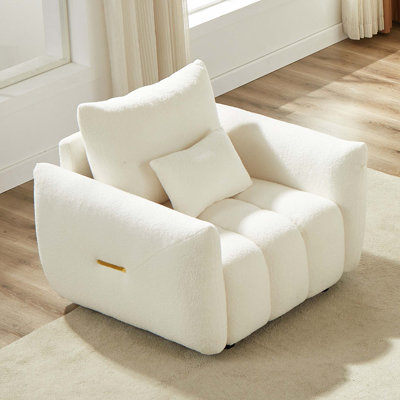 Canapé en tissu 35,24 po Teddy