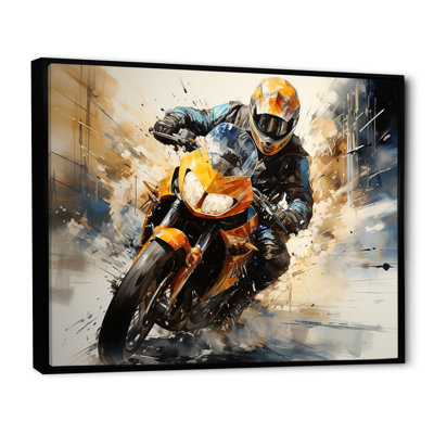 " Speedy Motorcycle Blur I "