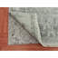 Tapis gris noué à la main de conception unique 9 pi 10 po x 14 pi 3 po New Age