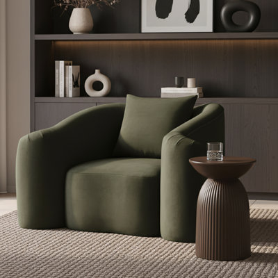 Chaise en velours Soyini