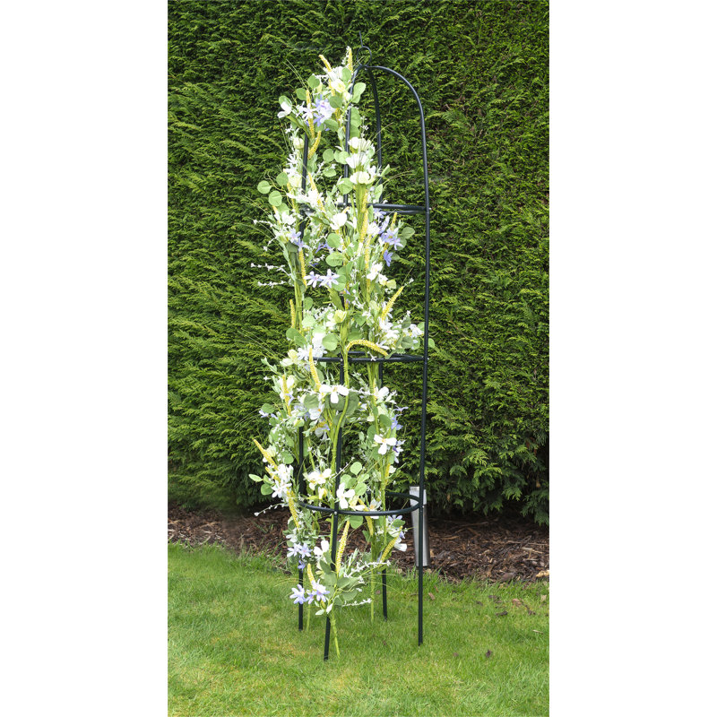 Cailynne 508cm H x 101.6cm W Metal Arched Trellis