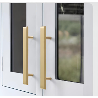 Poignée en cuivre doré pur, poignée de porte d'armoire