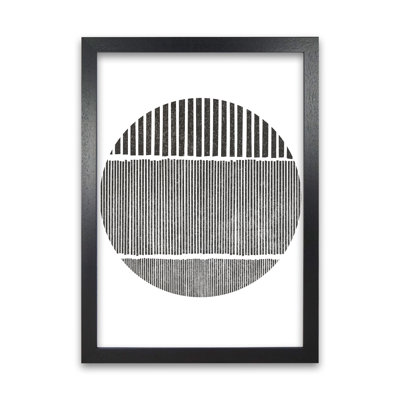 Black And White Lines - Print