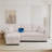 82" Reversible Sleeper Sofa with Linen Upholstery, Storage Chaise & USB Charging Port-1039111036