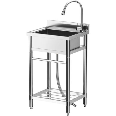 304 Stainless Steel Freestanding Sink