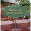Flora & Fauna Welcome to My Garden Poem Garden Sign