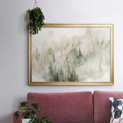 Misty Mountain Sides, reproduction d'art sur toile