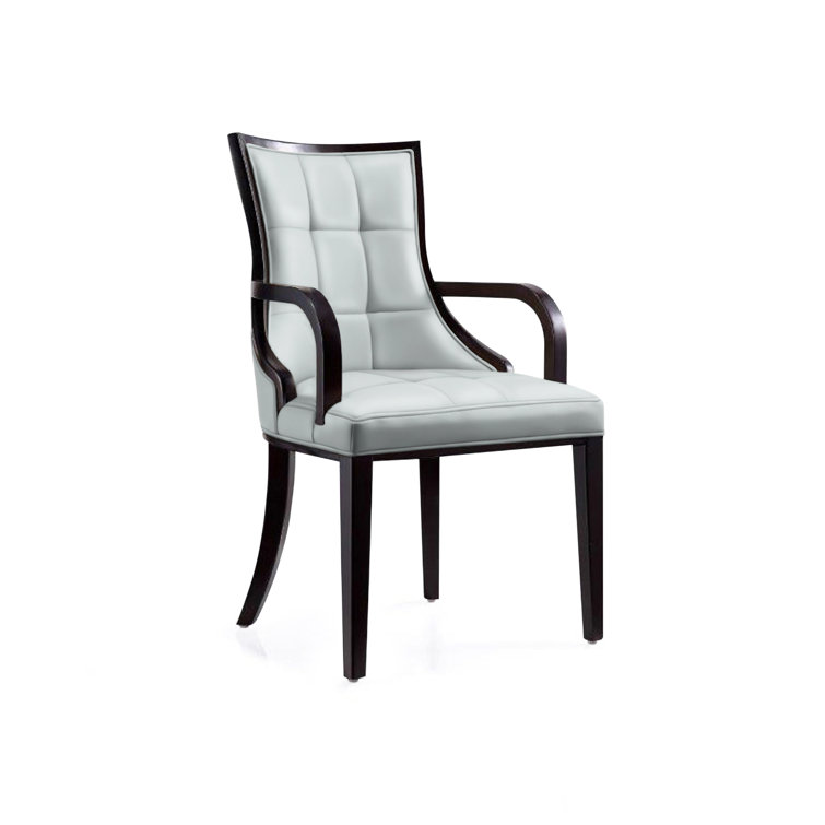 Upholstered Solid Wood Arm chair