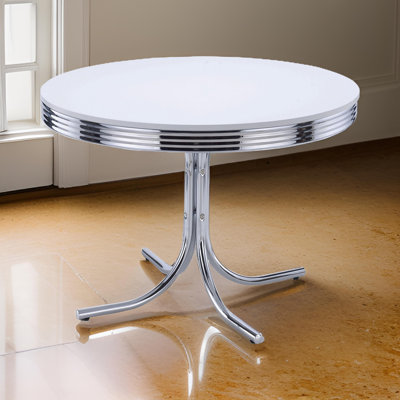 Kendell Round Metal Base Dining Table