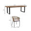 4 Seater Wooden Outdoor Dining Set 175cm-1439105877