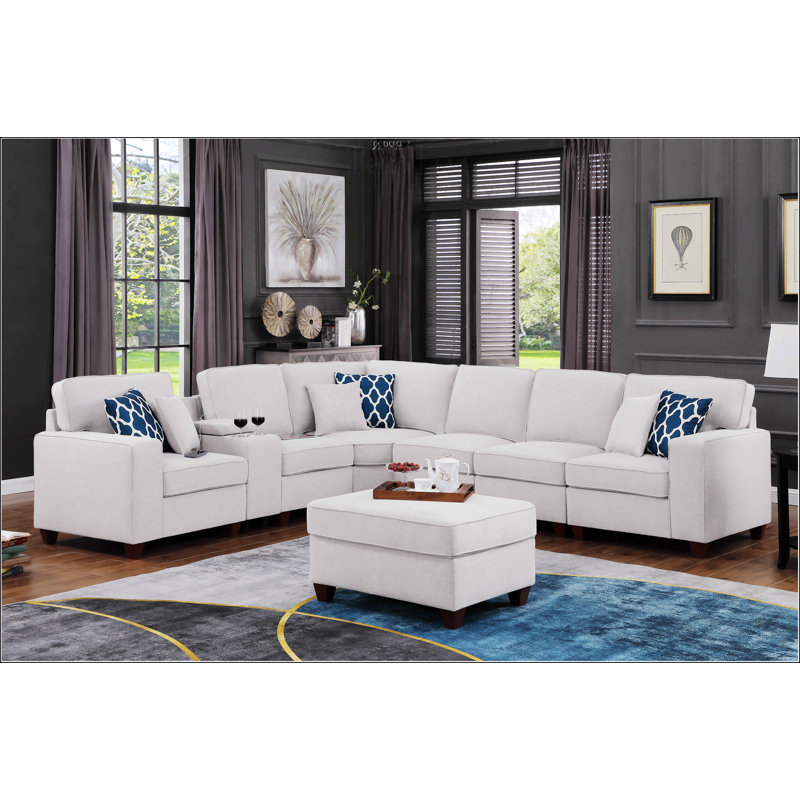 Sam Sectional Sofa With Ottoman