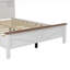 Lit plateforme Farmhouse avec porte de grange coulissante double, lit en bois rustique avec station de charge, support à lattes de bois-1252180543-1252180542
