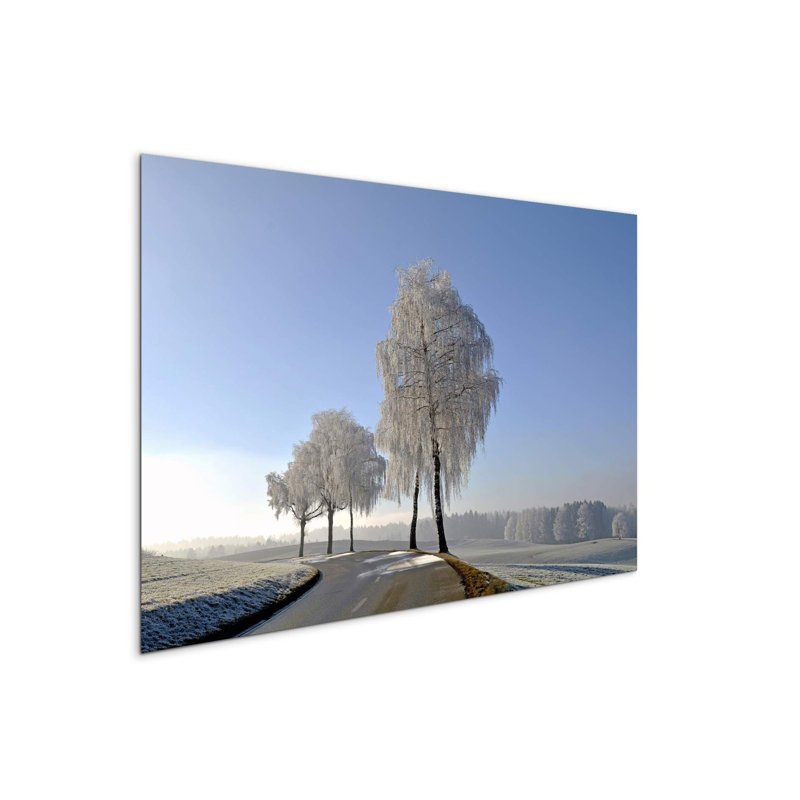 Wintry by Art Studio 53×80 cm MetalArt Materic Aluminum Satin Effect, Frameless Panel, Lightweight Ready to Hang