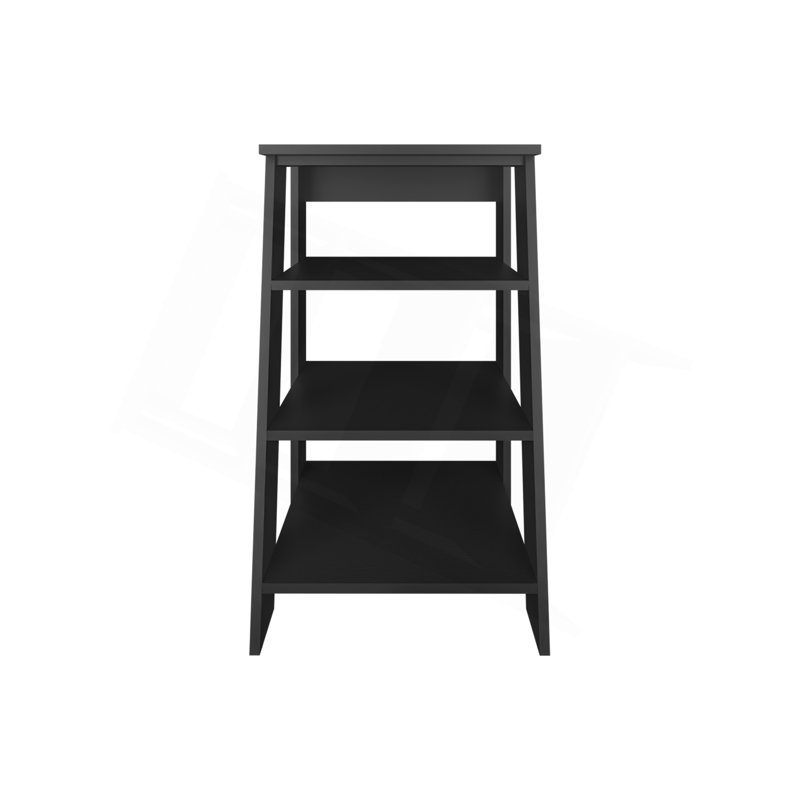 Linen Cabinet 29.7"H, Four Shelves, Vertical, Black