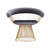 Pangea Home Modern Gray Velvet Upholstered Fern Arm/Accent Chair with Gold Metal Wire Base – Contemporary Lounge, Bedroom, or Dining Armchair-724854593-724854592