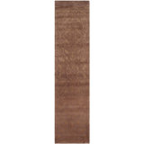 Tibetan Batroun Hand Knotted Silk/Wool Lilac Area Rug