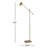 63'' Antique Brass Task Floor Lamp