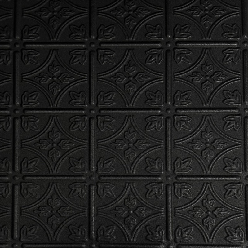 Emma's Flowers Black Matte Polystyrene Glue-Up Ceiling Tiles