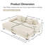 Canapé modulaire surdimensionné de 92 po Cloud-169662776-169662774