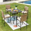 Table bistro en acier inoxydable