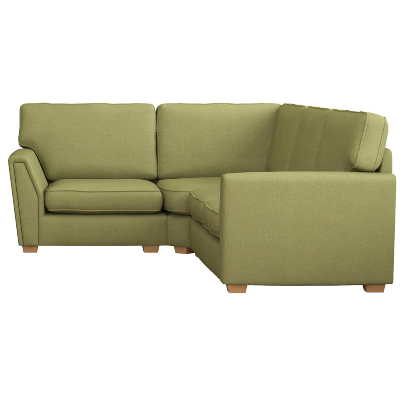 Wendleberry Corner with two seats, Fixed Back, Right Hand Facing, Granite Polyester
