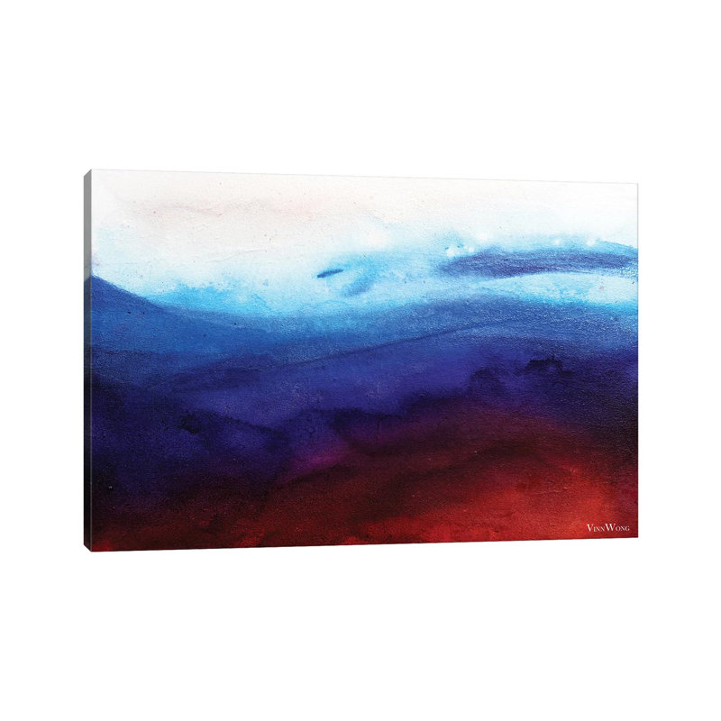 Ruby Tides by Vinn Wong - Wrapped Canvas Panoramic Painting, 101.6 cm H x 66.04 cm W x 3.175 cm D