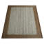 Tapis en jute tissés à la main de couleur unie écologique de 8 pi x 10 pi de Manns, de couleur naturelle blanche, de conception moderne et contemporaine, à poils courts, en fibre naturelle, pour l'intérieur, le salon et la chambre à coucher-2134159809