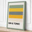 Gin & Tonic Retro - Wrapped Canvas-832722736-832722891