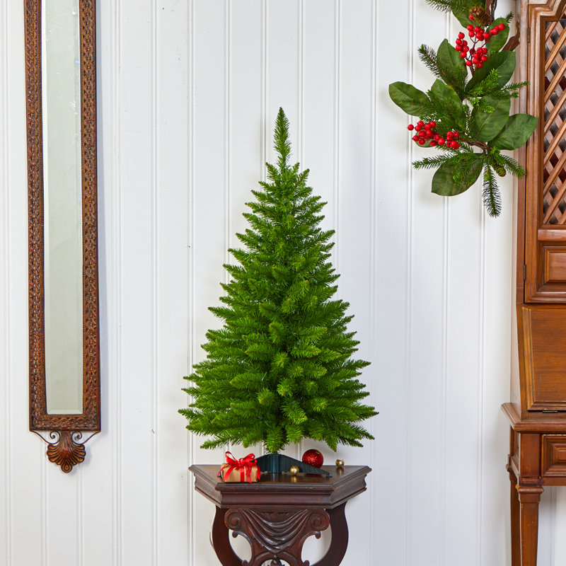 Arbre de Noël artificiel pin vert avec 35 lumières claires