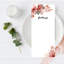 Boho - 52 cartes de menu Boho