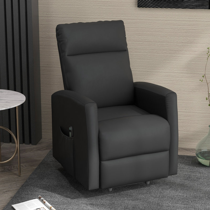 Fauteuil inclinable standard lève-personne 27,6 po Anegam, Similicuir gris